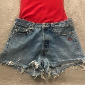 Levi’s vintage cutoff jean shorts